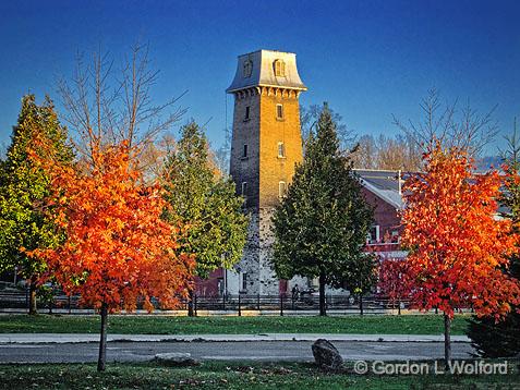 Old Fire Hose Tower_DSCF02632.jpg - Photographed at sunrise in Perth, Ontario, Canada.